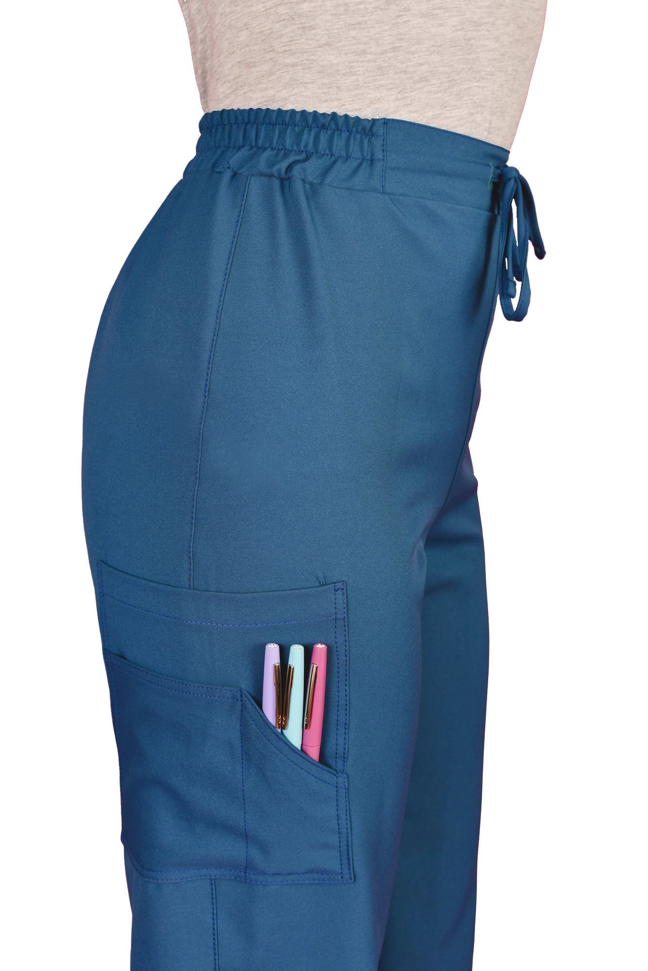 Pantalón Clínico Caribbean Blue - Uniformes Clínicos Aurísima ®
