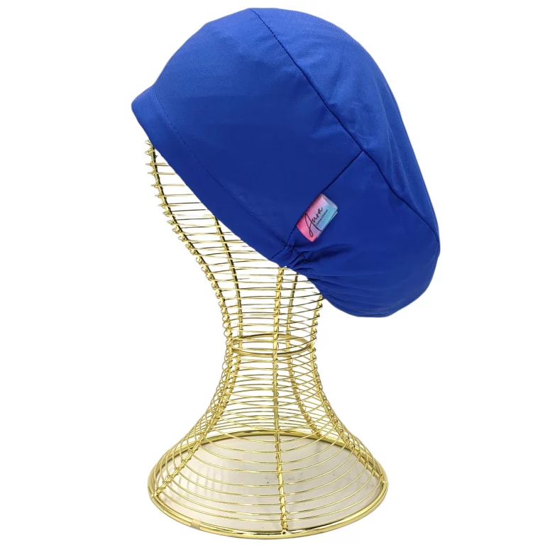 gorro clinico aurisima modelo reina color azul