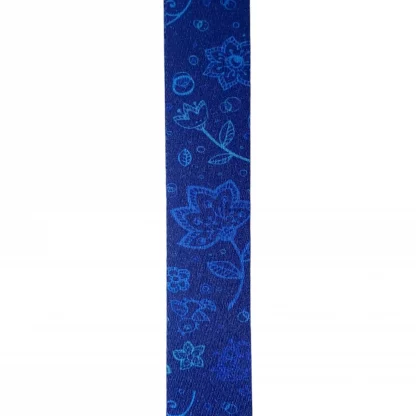 lanyard porta credencial aurisima-modelo alejandra color azul cinta