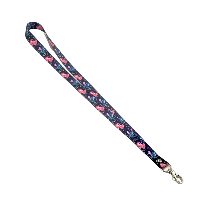 lanyard porta credencial aurisima modelo stitch color multicolor cinta