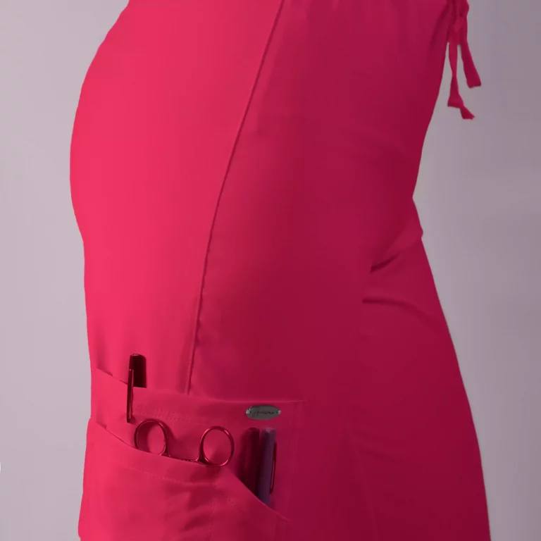 Pantalon clinico fatima diseño liso fucsia