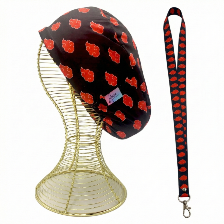 pack-gorro-lanyard-clinico-aurisima-modelo-naruto-color-negro