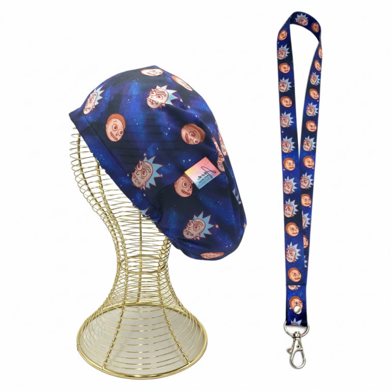 pack-gorro-clinico-landyard-aurisima-modelo-soy-un-pepinillo-azul-rick-and-morty-1